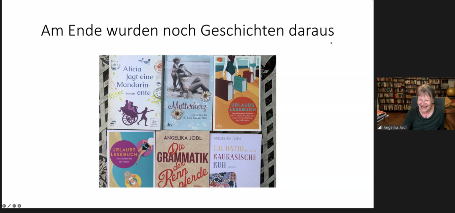 Fräulein Praxenschlagers reziproke Verben- eine Lesung von Angelika Jodl