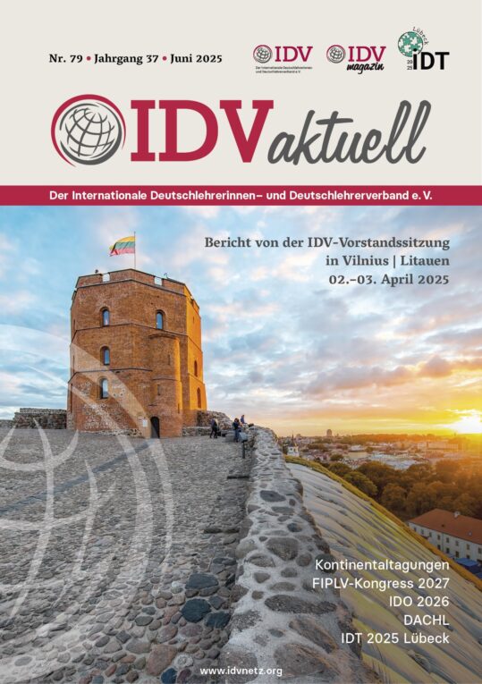 Die neue Ausgabe von „IDV aktuell“
